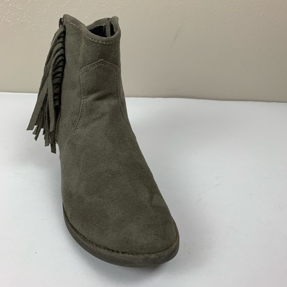 Circus by Sam Edelman Gray Suede Ankle Boots - Picture 5 of 8